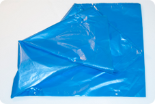 Product Celplast blauwe zak met perfo